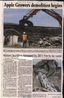 Apple Growers demolition begins