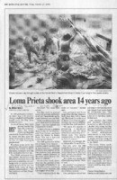 Loma Prieta shook area 14 years ago