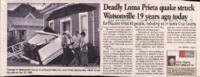 Deadly Loma Prieta quake struck Watsonville 19 years ago today