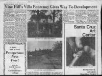 Vine Hill's Villa Fontenay gives way to development