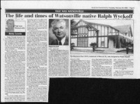 The life and times of Watsonville native Ralph Wyckoff