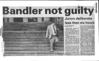 Bandler not guilty