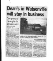 Dean's in Watsonville will stay in business