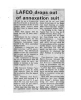 LAFCO drops out of annexation suit