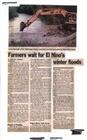 Farmers wait for El Nino's winter floods