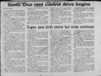 Santa Cruz rent control drive begins