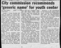 City commission recommends 'generic name' for youth center