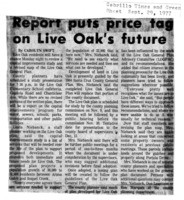 Report puts price tag on Live Oak's future