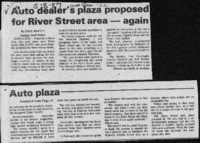 Auto dealer's plaza proposed for River Street area again