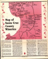 Map of Santa Cruz County Wineries