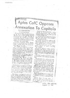 Aptos CofC Opposes Annexation To Capitola
