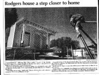 Rodgers house a step closer to home