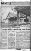 Temple offers seniors' activities