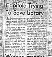 Capitola Trying To Save Library