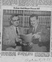 Gubser and Mayor discuss bill