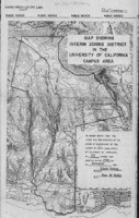 Map Showing Interim Zoning District in the University of California Campus Area