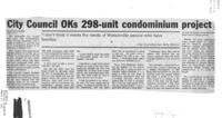 City council OKs 298-unit condominium project