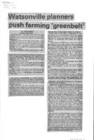 Watsonville planners push farming 'greenbelt