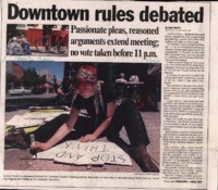 Downtown rules debated