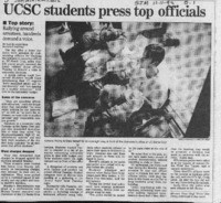 UCSC students press top officials