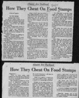 How they cheat on food stamps