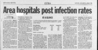 Area hospitals post infection rates