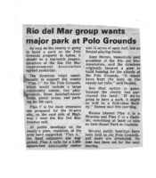 Rio del Mar group wants major park at Polo Grounds