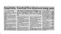 Capitola, Central fire districts may join