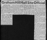 Graham Hill Hall Site Official