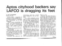 Aptos cityhood backers say LAFCO is dragging its feet