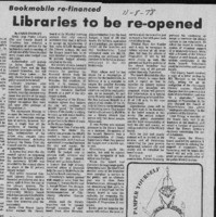 Libraries to be re-opened