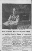 Plan to move Brookdale Post Office not getting town's stamp of approval