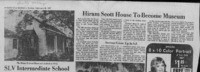 Hiram Scott House To Become Museum