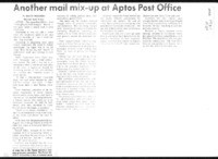 Another mail mix-up at Aptos Post Office