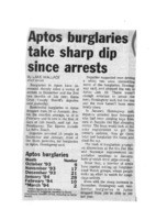 Aptos burglaries take sharp dip since arrests