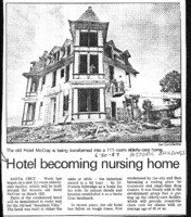 Hotel becoming nursing home