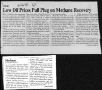 Low Oil Prices Pull Plug on Methane Recovery