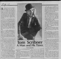 Tom Scribner: a man and his times