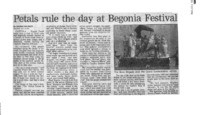 Petals rule the day at Begonia Festival