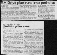 SV Drive plan runs into pot holes