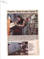 Freedom Library to open August 22