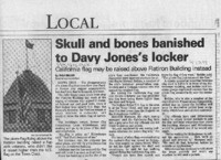 Skull and bones banished to Davy Jones's locker