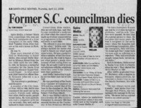 Former S.C. councilman dies