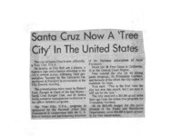 Santa Cruz Now a 'Tree City' in the United States