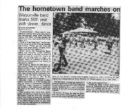 The hometown band marches on