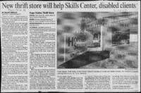 New thrift store will help Skills Center, disabled clients