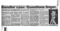 Bandler case: Questions linger