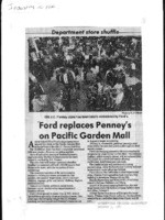 Ford replaces Penney's on Pacific Garden Mall