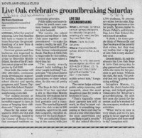 Live Oak celebrates groundbreaking Saturday