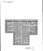 Mobile home zoning approved